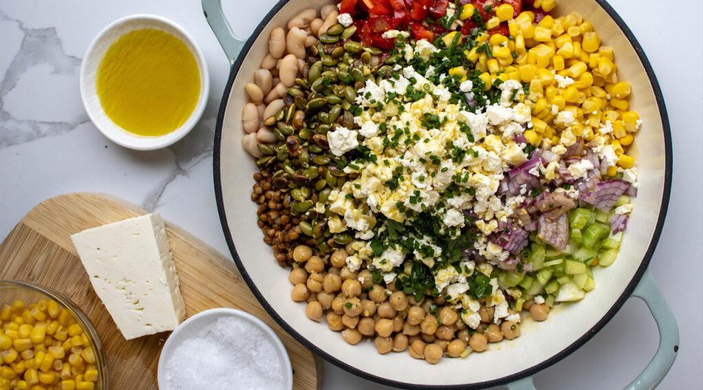 Mixed Bean & Feta Salad – JSHealth