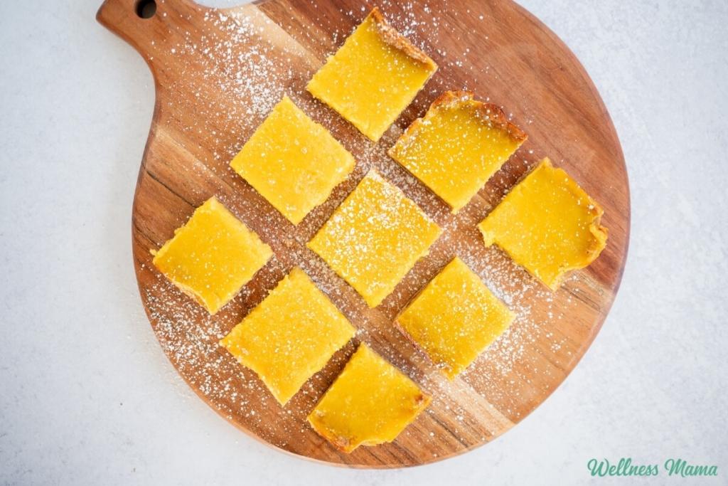 gluten free lemon bars